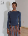 BASERANGE 25 Early Spring DISC Long Sleeve T-Shirt BAS-TODIL-RC-SP25-AMPERA BLUE